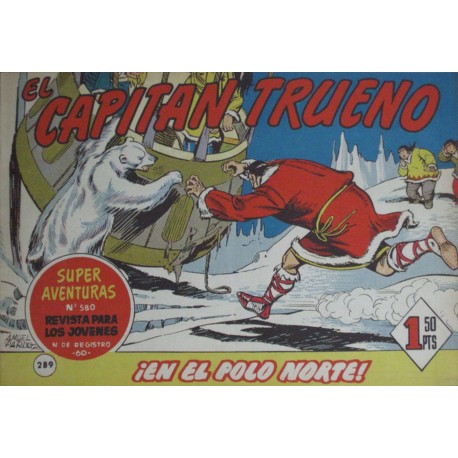 EL CAPITÁN TRUENO Núm 289. ¡EN EL POLO NORTE!