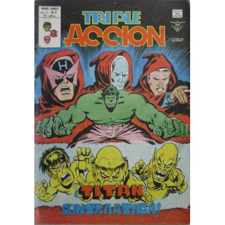 TRIPLE ACCION VOL 1 Núm 8 "¡TITAN CONTRATACA!"