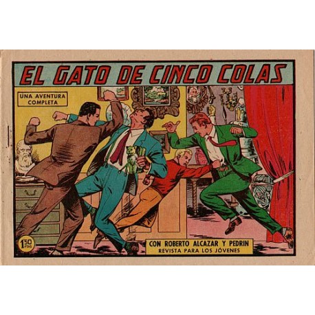 ROBERTO ALCAZAR Y PEDRÍN Núm. 508. EL GATO DE CINCO COLAS