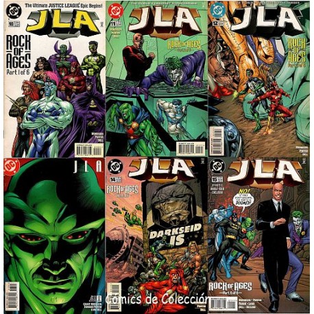 JLA ROCK OF AGES SERIE COMPLETE