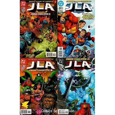 JLA CRISIS TIMES FIVE! SERIE COMPLETE